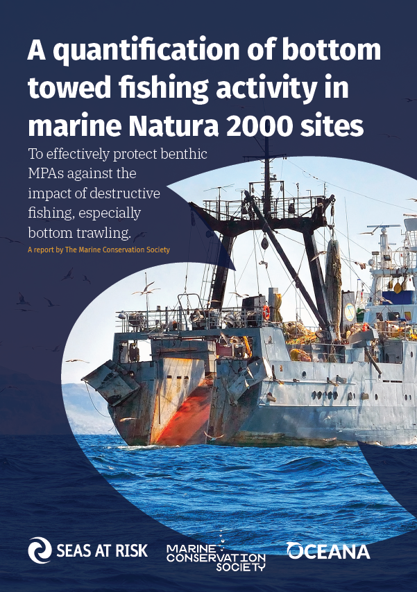 A quantification of bottom towed fishing activity in marine Natura 2000 sites